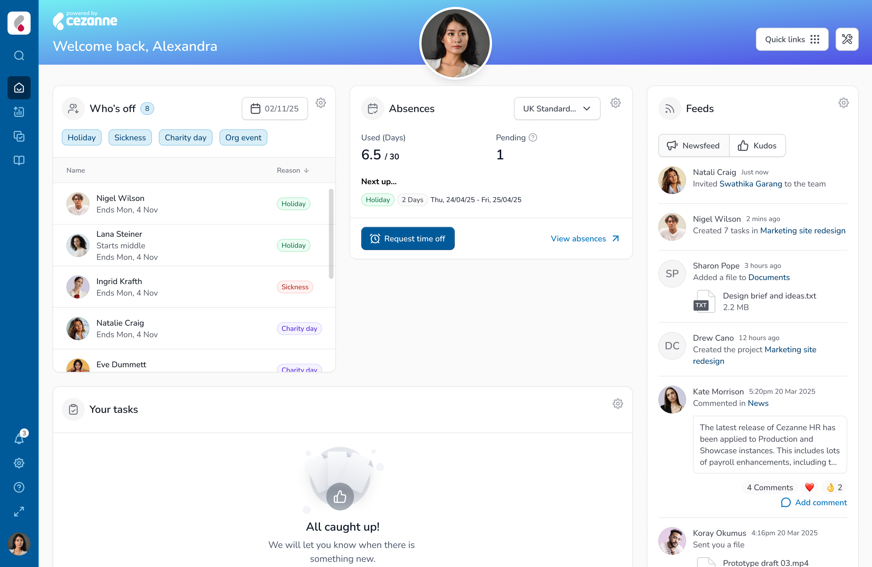 Recruiter dashboard homepage screenshot